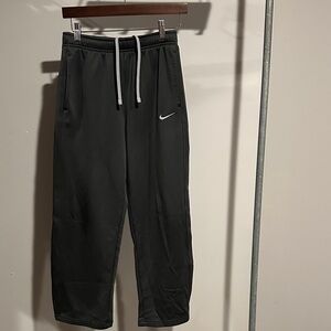 Nike Charcoal Therma-Fit Joggers with White Logo